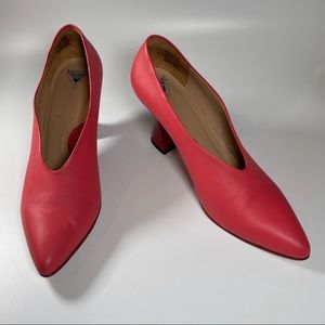 Fluevog "Ioni" pumps, red, size 8.5
